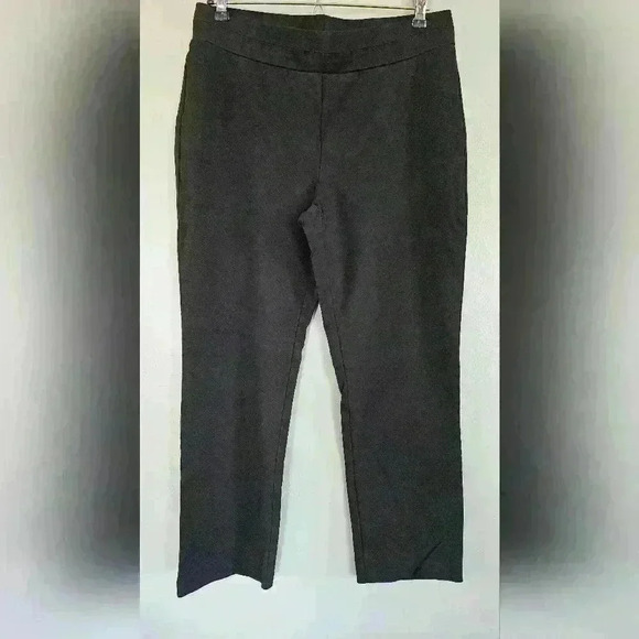 Christopher & Banks Signature Slimming Petite Black Trouser Size Medium - Picture 1 of 5